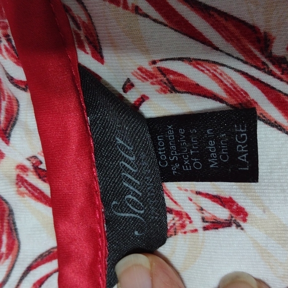 Soma candy cane pajamas, sz large - Picture 4 of 12
